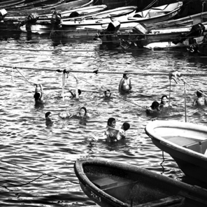 Children Swimming Hanga Roa O Tai